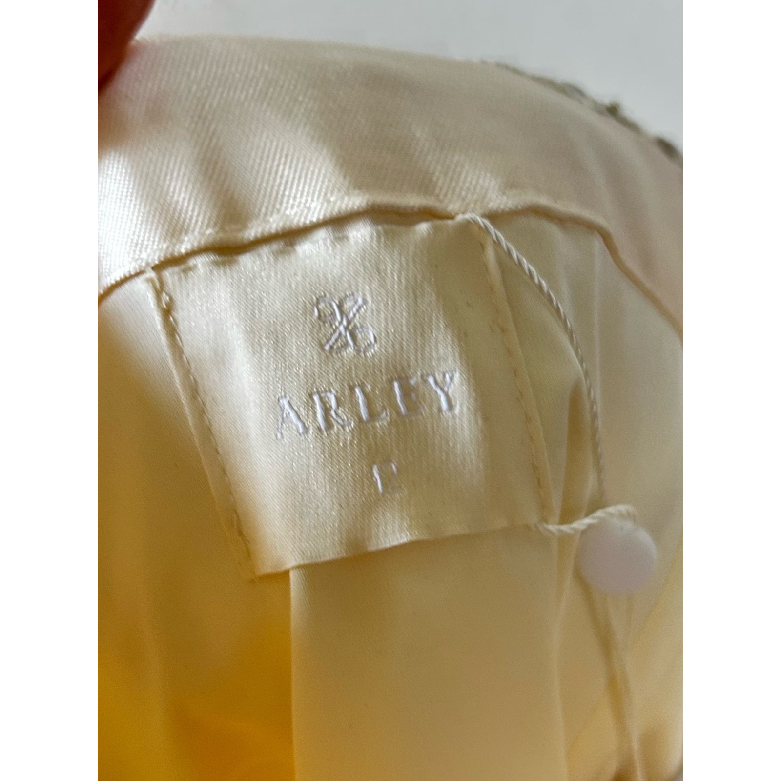 Coco & Lola Arley Amira Strapless Mini Dress Shiny Champagne Large Nwt Bridal — image 6 of 8